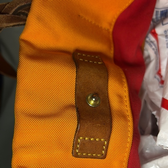 Dooney & Bourke Orange Nylon Shopper – EUC, Stylish & Durable - Picture 7 of 16